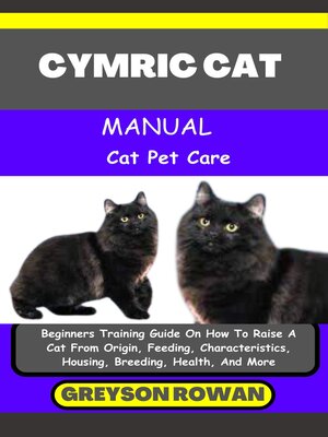cover image of CYMRIC CAT MANUAL  Cat Pet Care